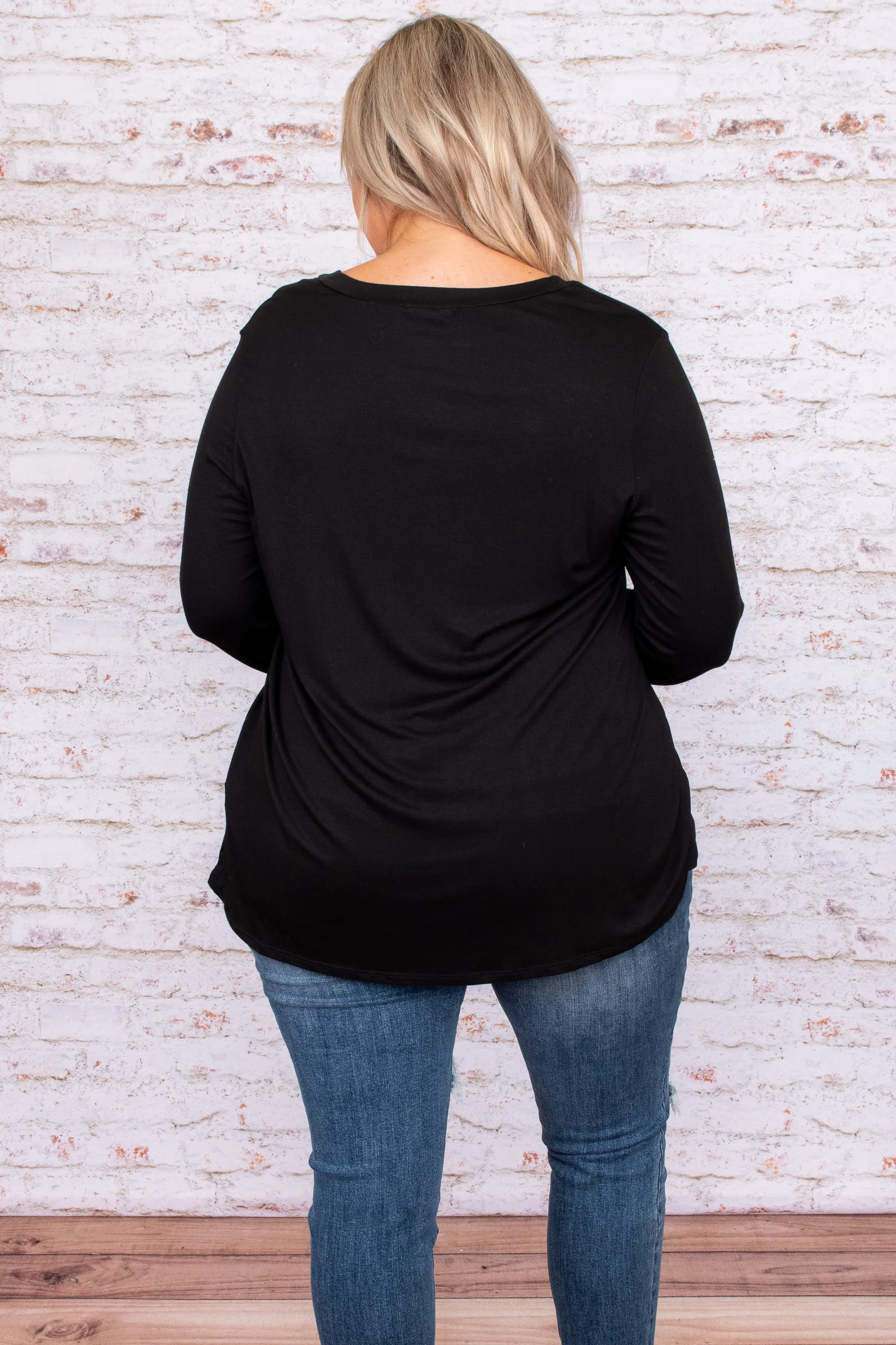 Always Faithful Top, Black