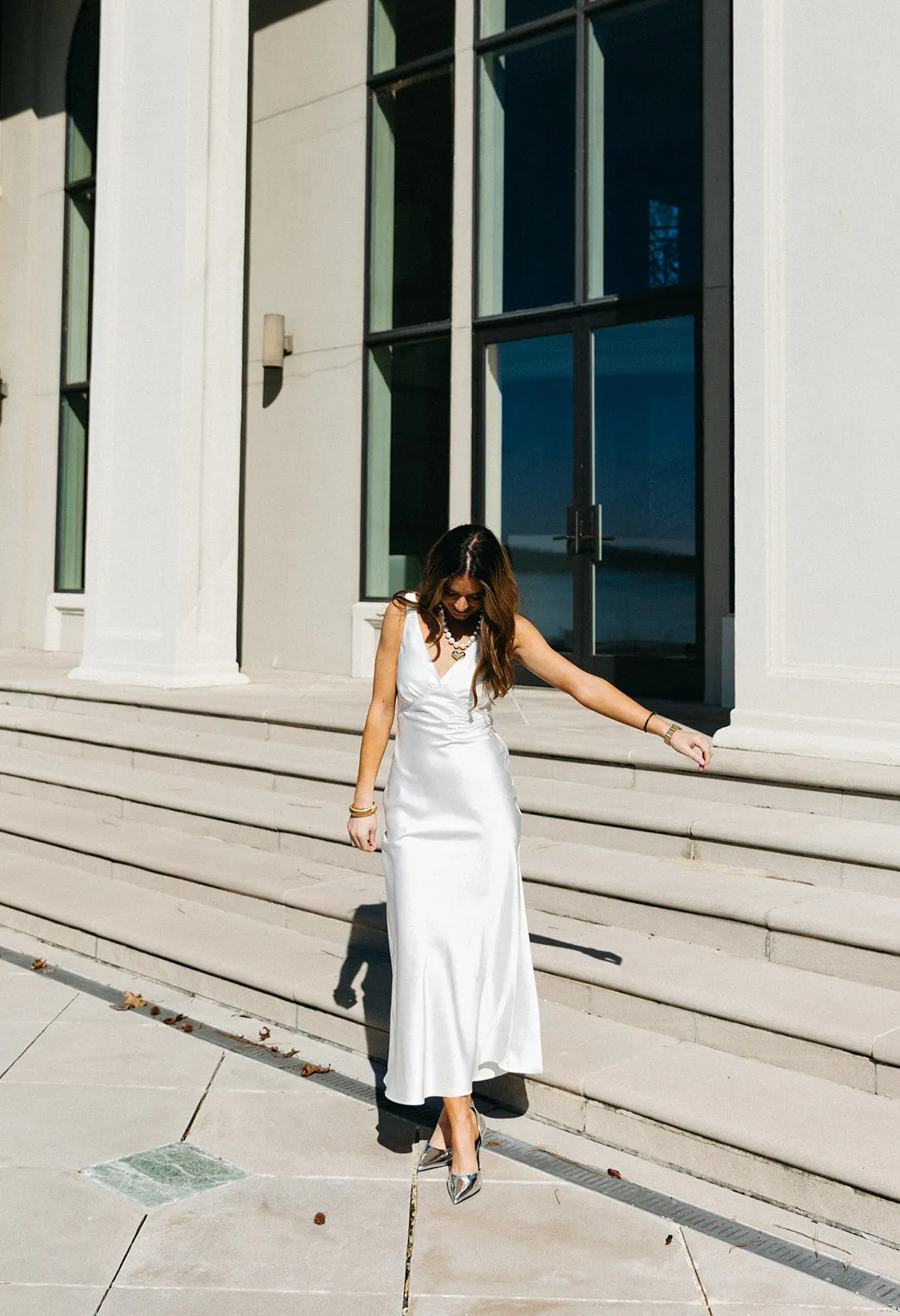 Andie Midi Dress - Off White