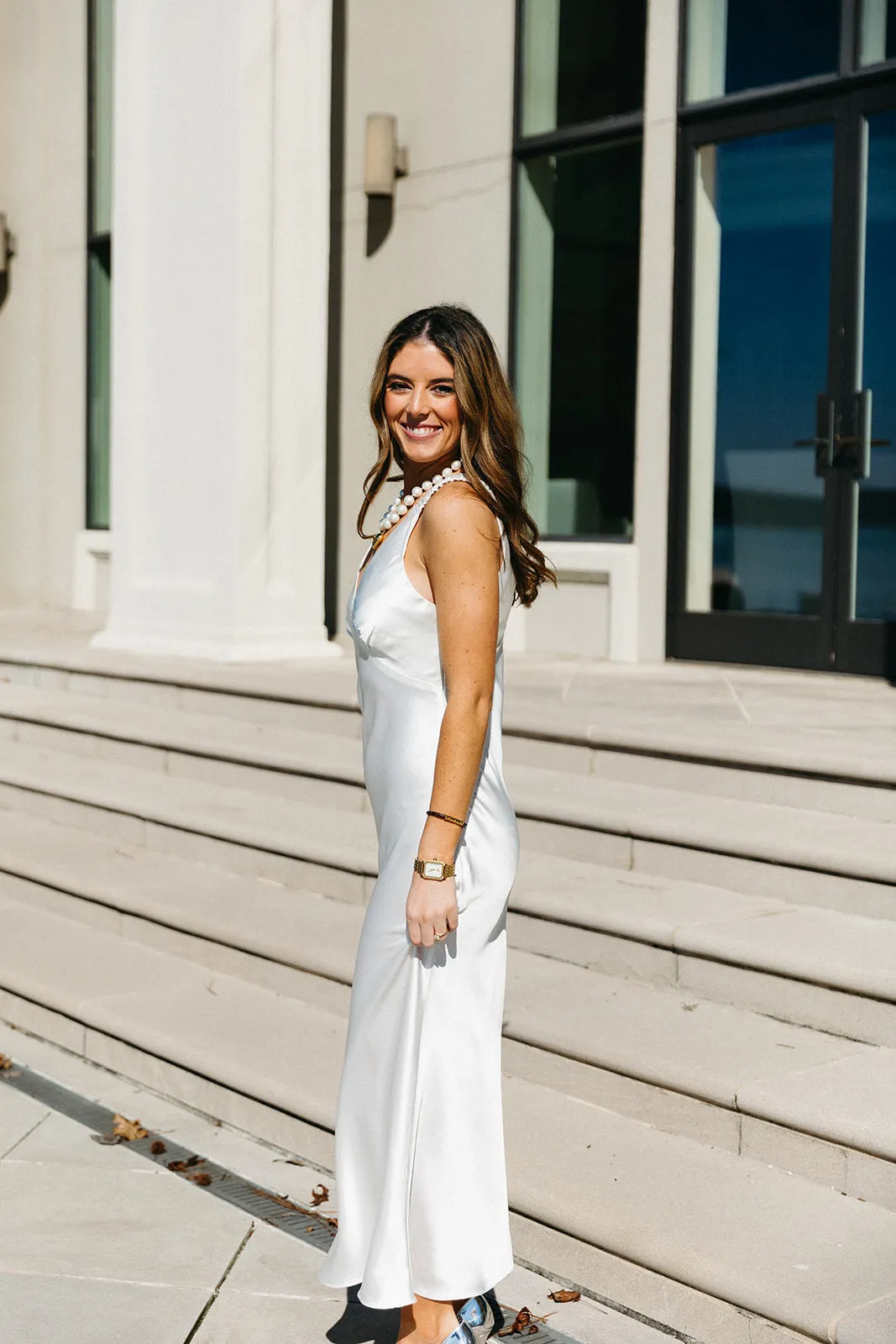 Andie Midi Dress - Off White