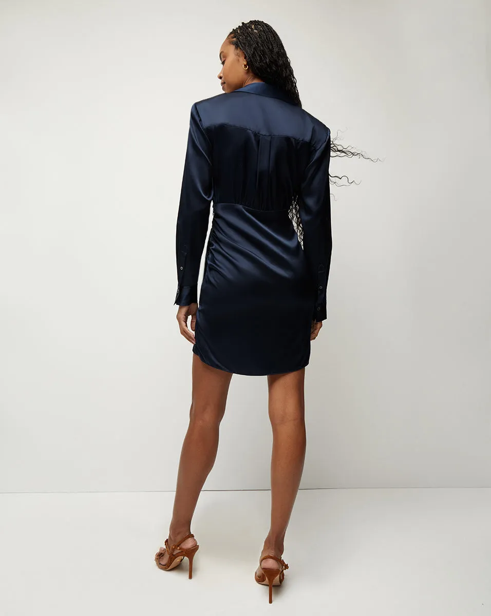 Arceli Stretch-Silk Charmeuse Dress