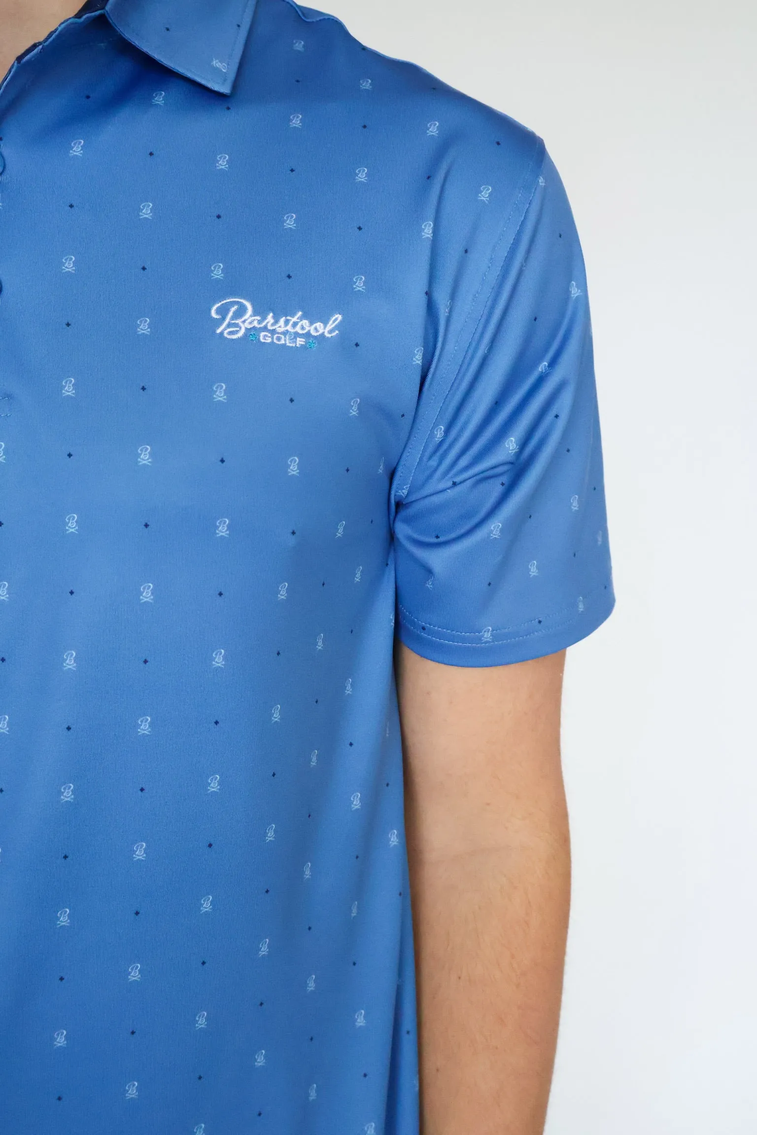 Barstool BSG Crossed Tees Printed Polo