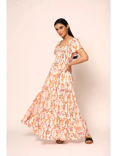 Beyond Rosie Dress - Peach Veranda