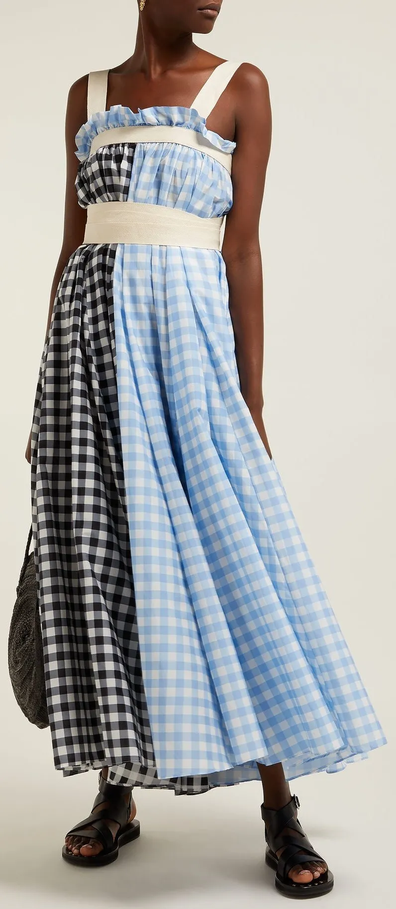 'Clara' Gingham Apron Dress