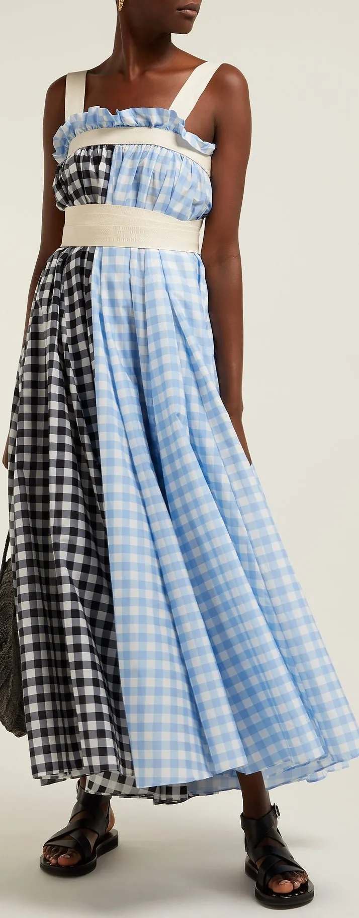 'Clara' Gingham Apron Dress