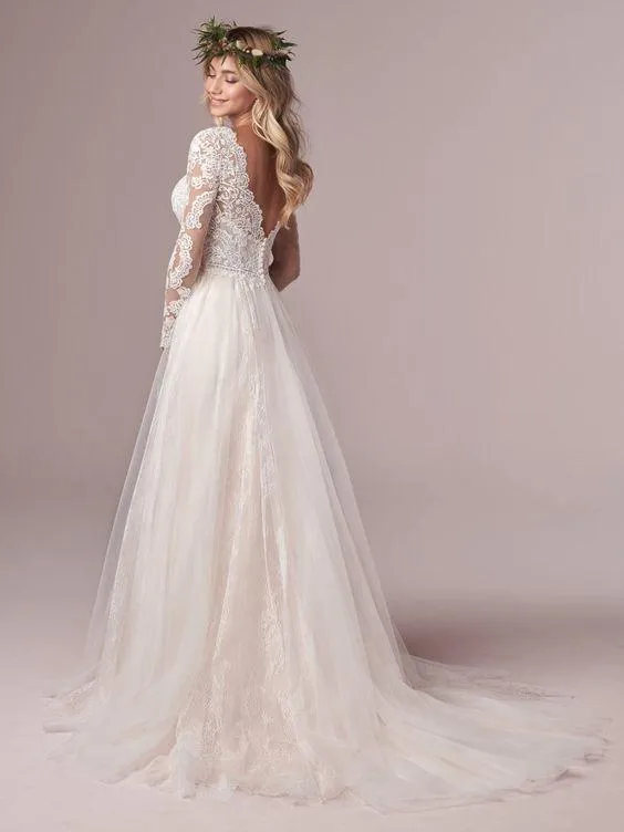 Classic Elegance A-Line Bridal Gown