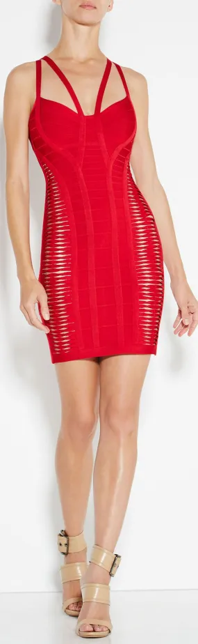 'Delana' Twist Bandage Dress