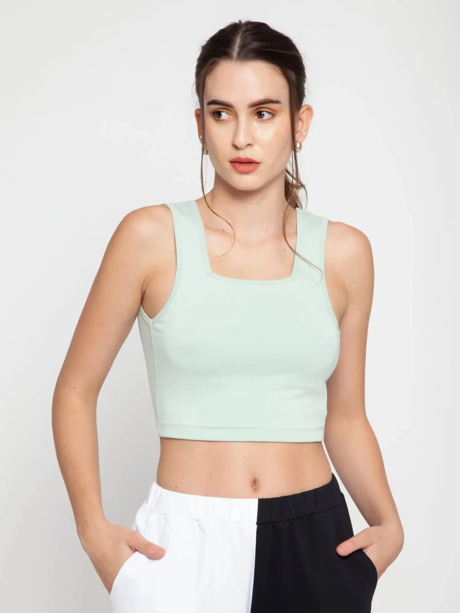 Desert Sage Criss-Cross Brami Top