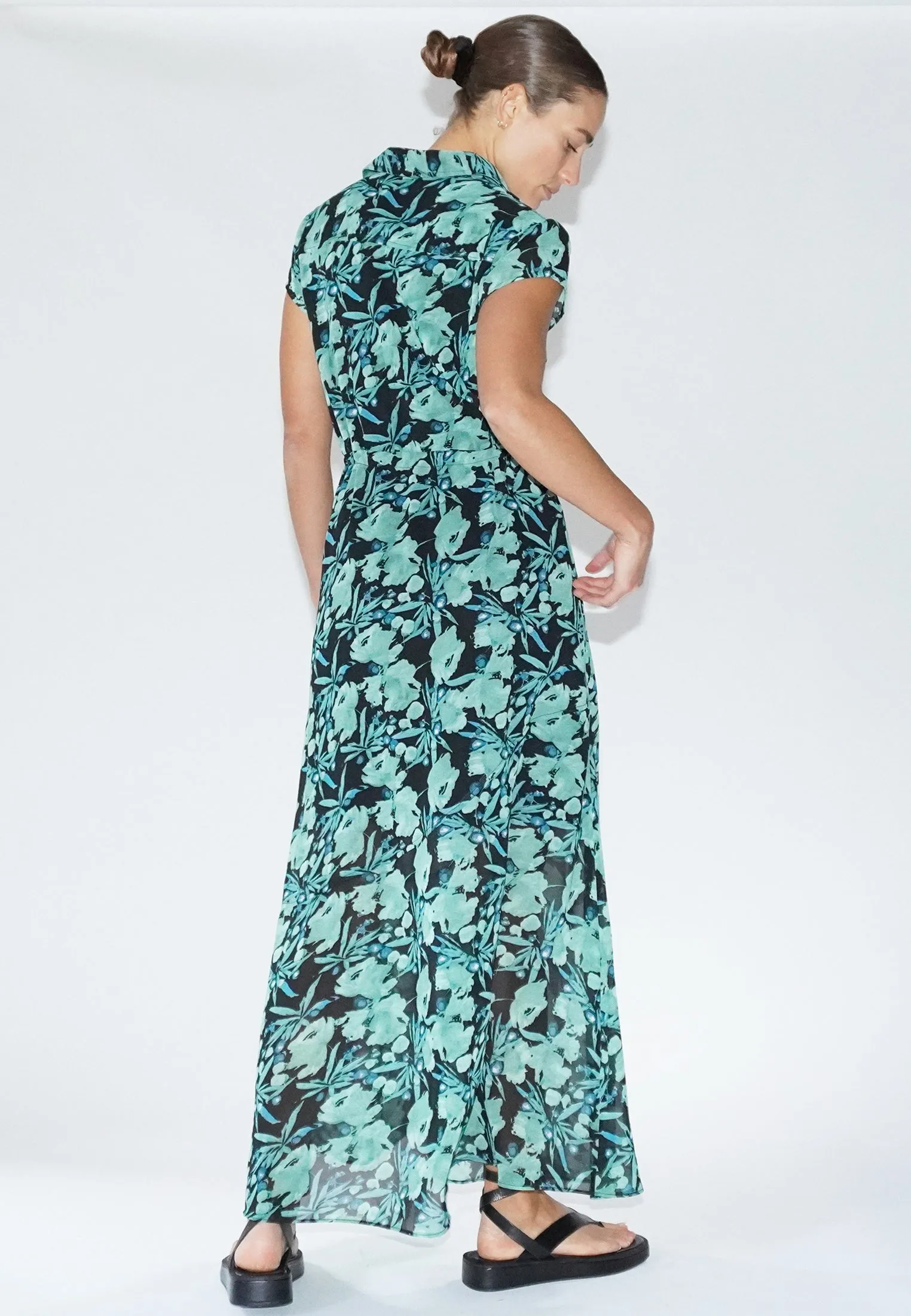 DESTINY MAXI DRESS PRIME GREEN