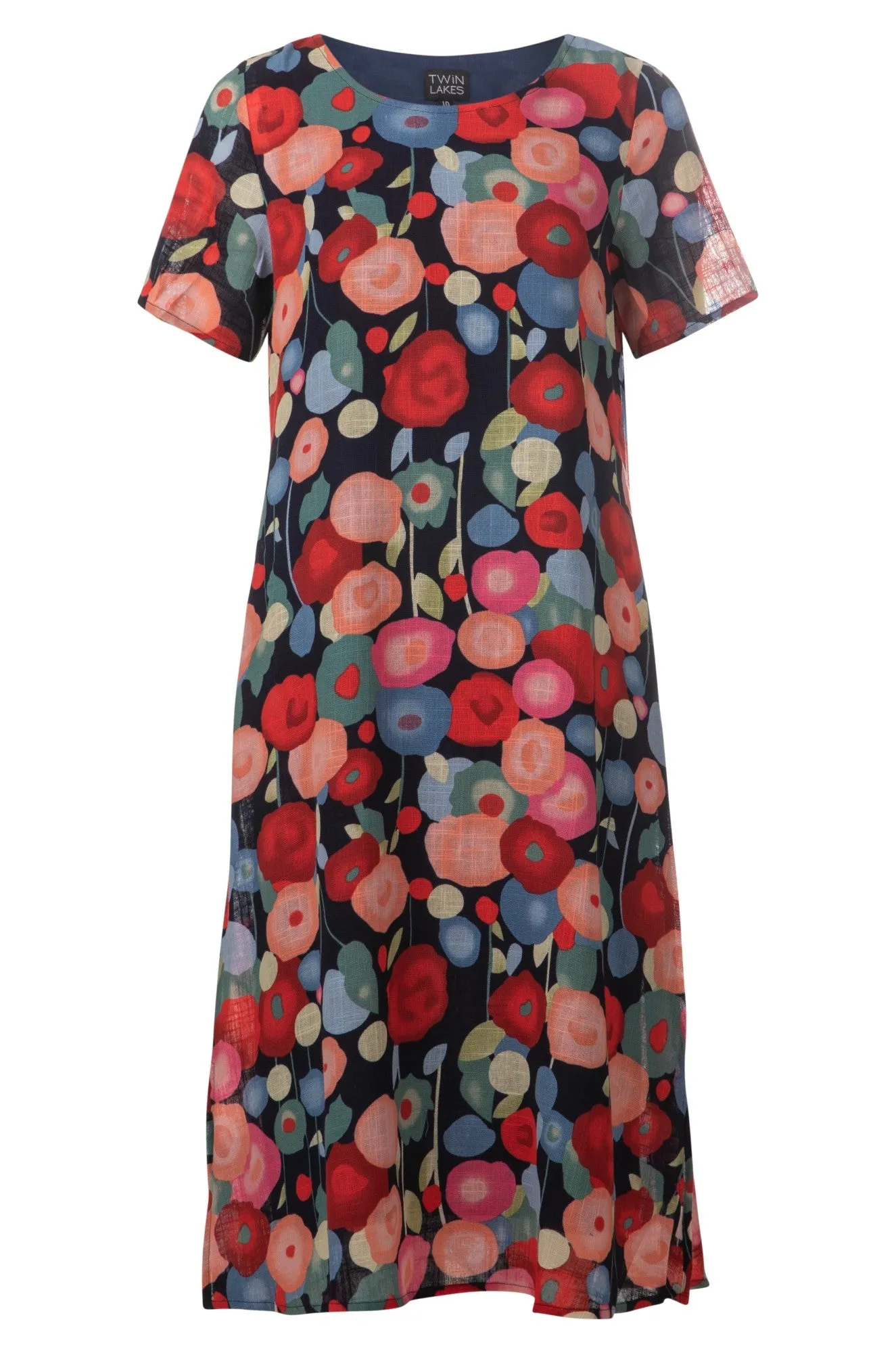 Dress | Navy Red Poppy | 6274A1