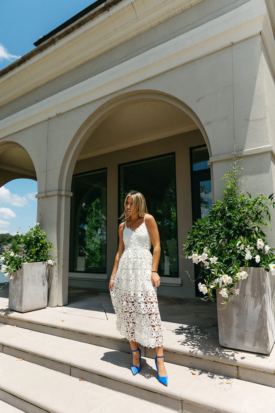 Emaline Midi Dress - Cream