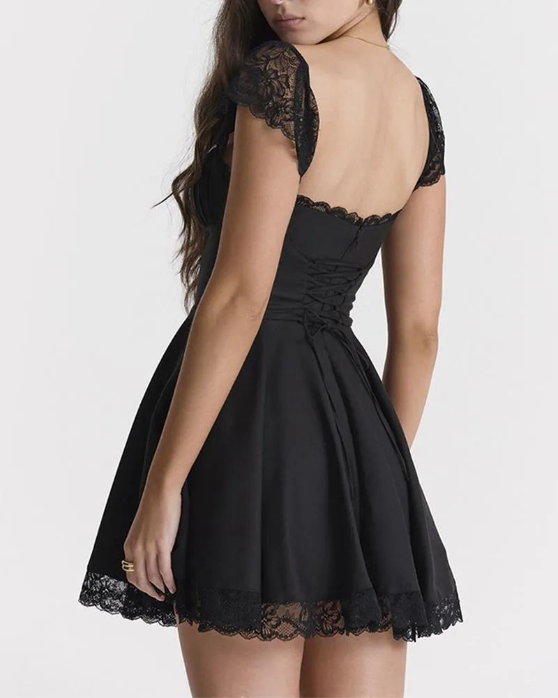 Euboea Sweetheart Mini Dress