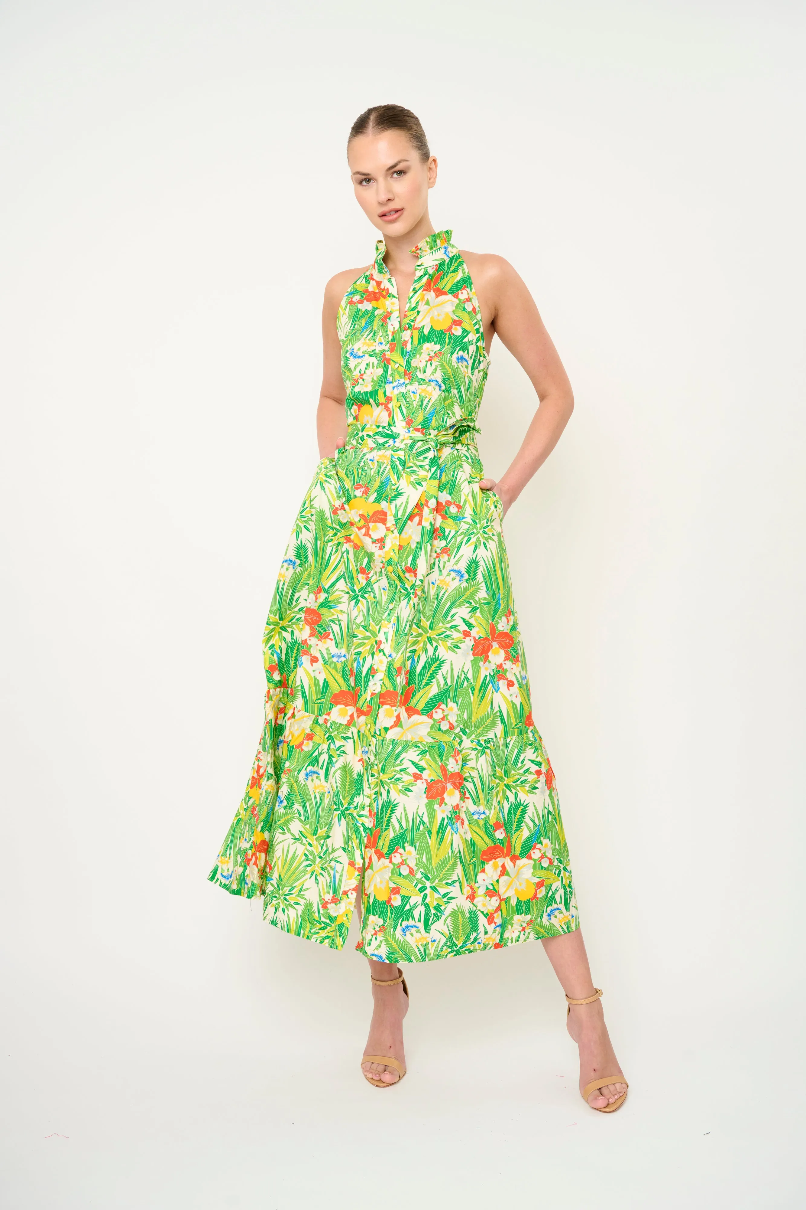 Flora Bea Fawn Dress - Tahiti