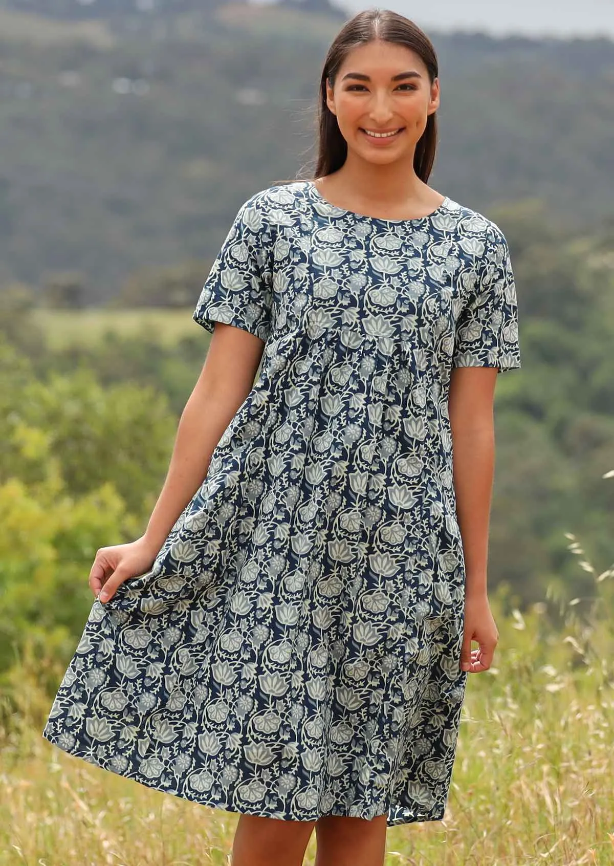 Frankie Dress Indigo