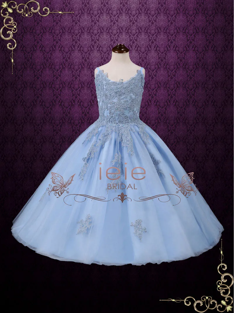 Girl Blue Princess Birthday Dress | SEALIE