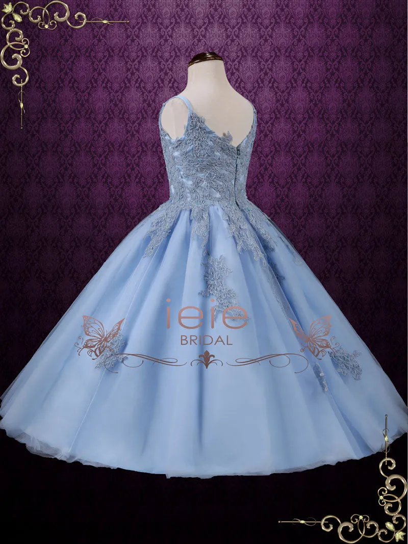 Girl Blue Princess Birthday Dress | SEALIE