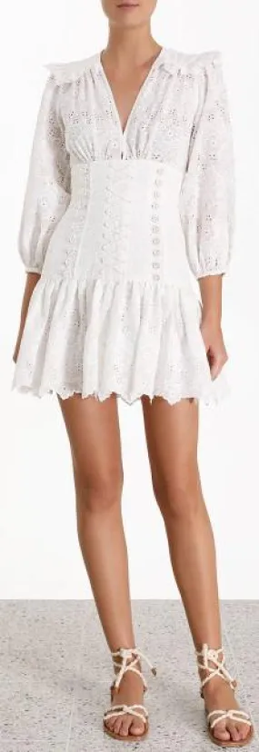 'Honor' Corset Lace Short Dress