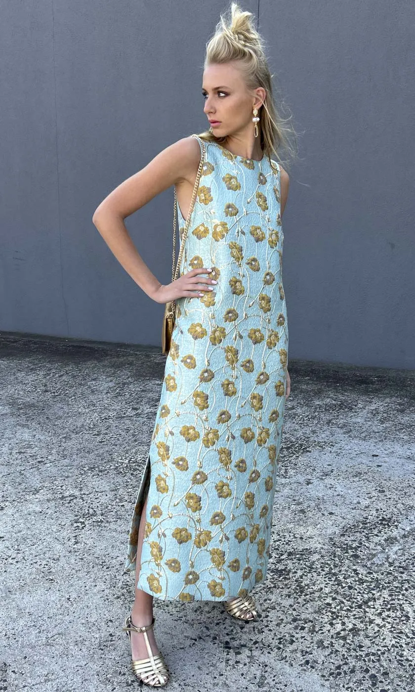 HOSS Eloise  Chelsea Blue/Gold Maxi