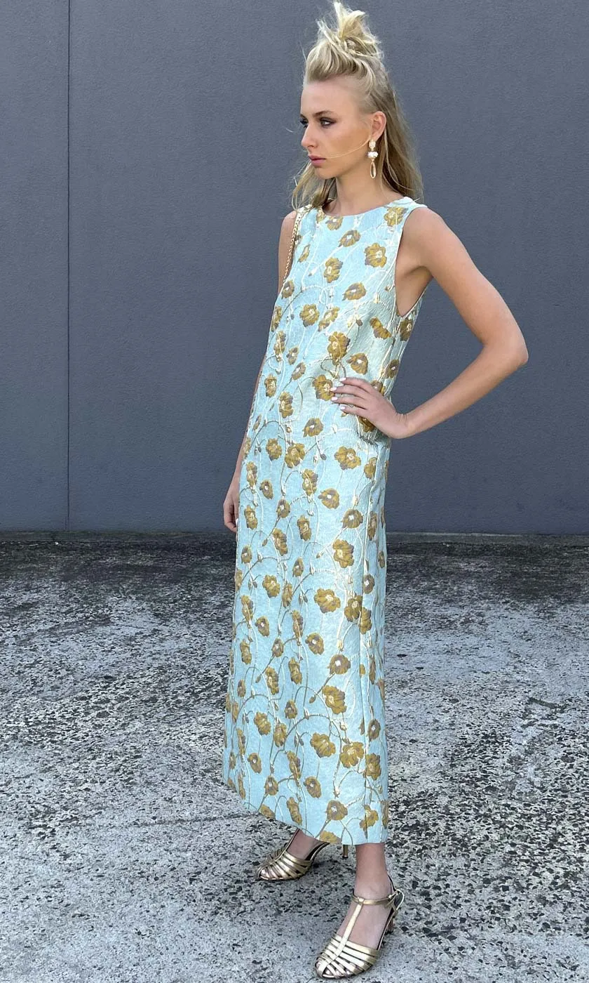 HOSS Eloise  Chelsea Blue/Gold Maxi