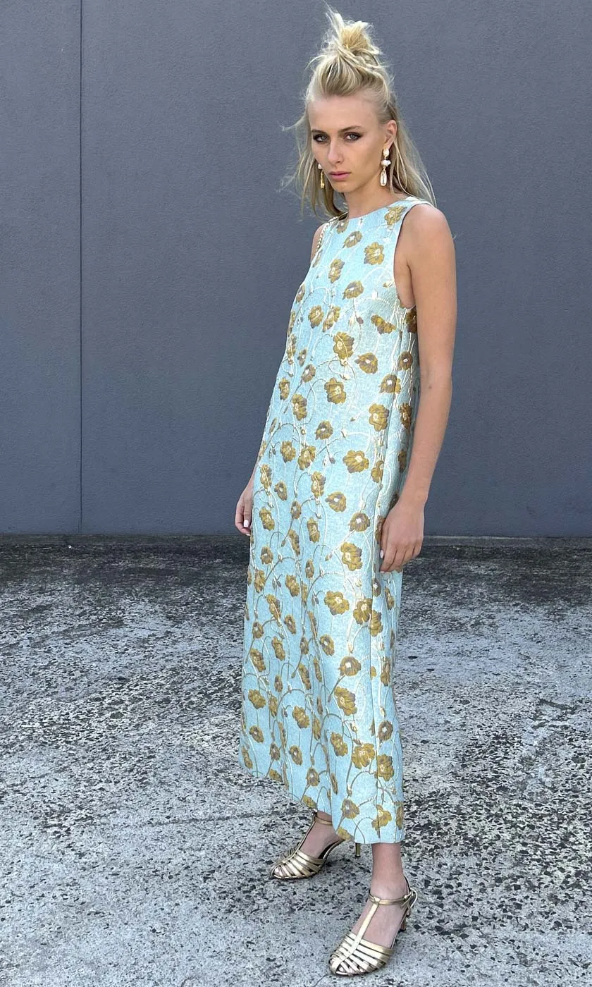 HOSS Eloise  Chelsea Blue/Gold Maxi