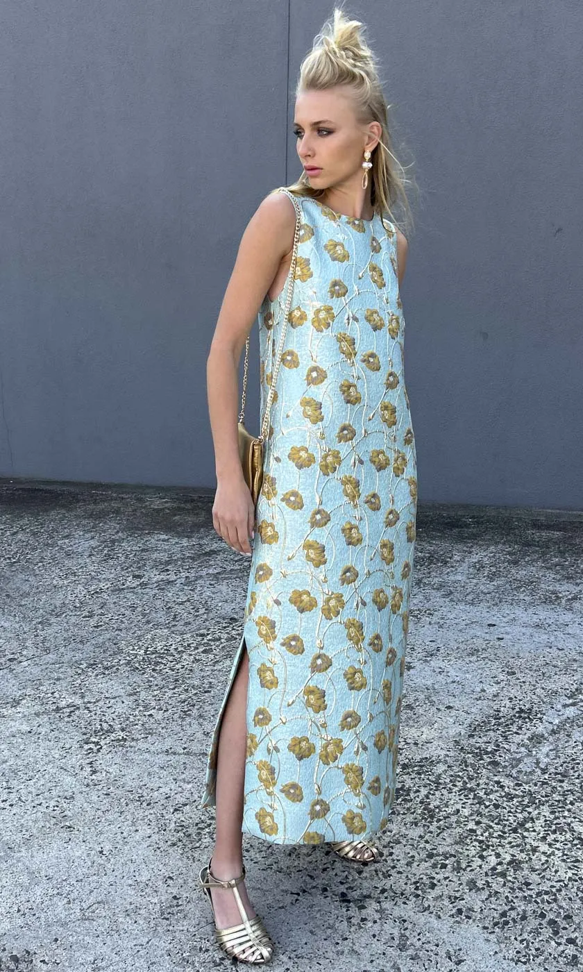 HOSS Eloise  Chelsea Blue/Gold Maxi