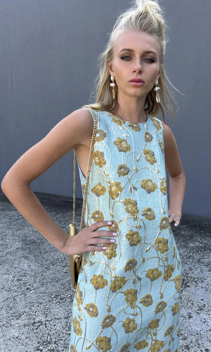 HOSS Eloise  Chelsea Blue/Gold Maxi