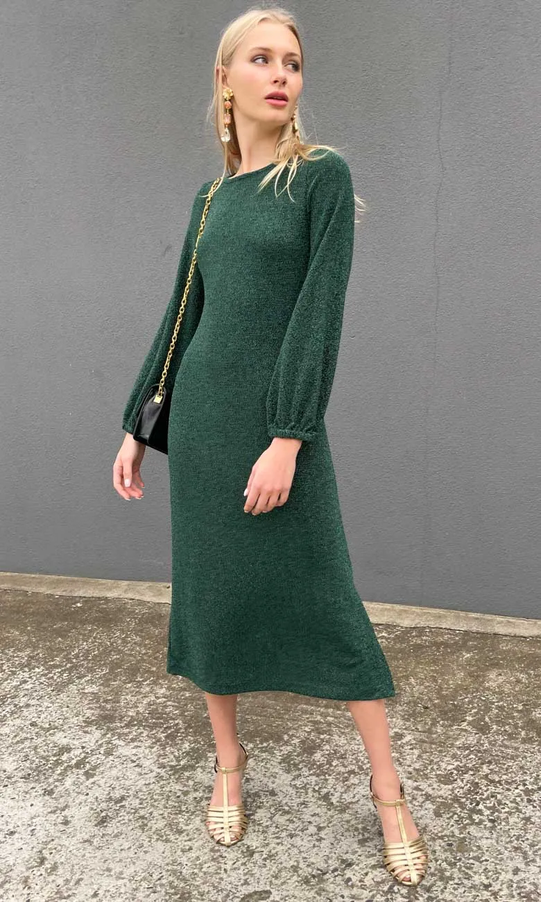 HOSS Glam Dress - Emerald