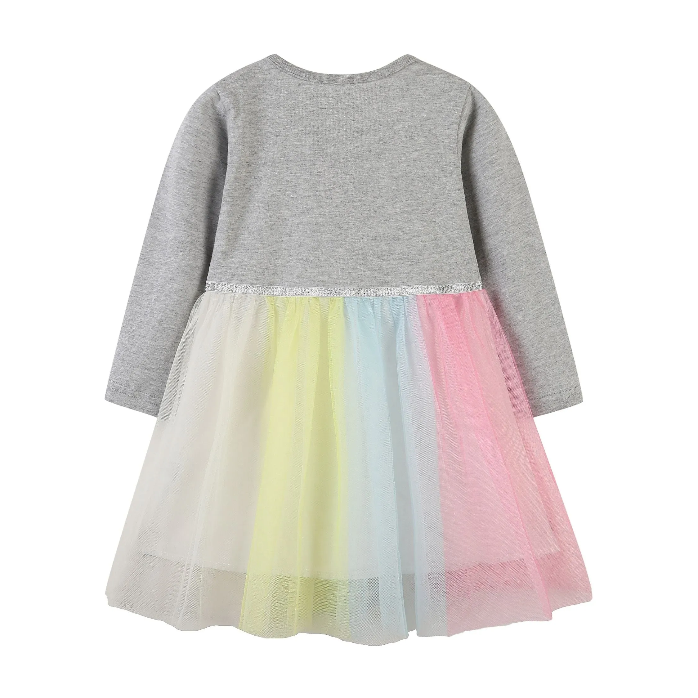 Lady Unicorn Flare Dress         (Gray)