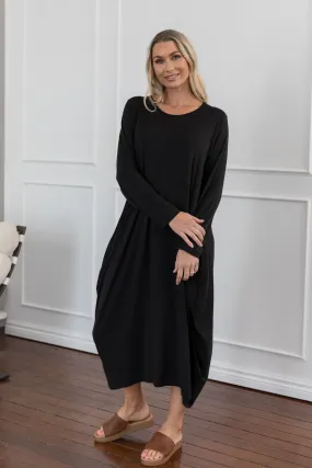 Long Sleeve Soho Dress in Black