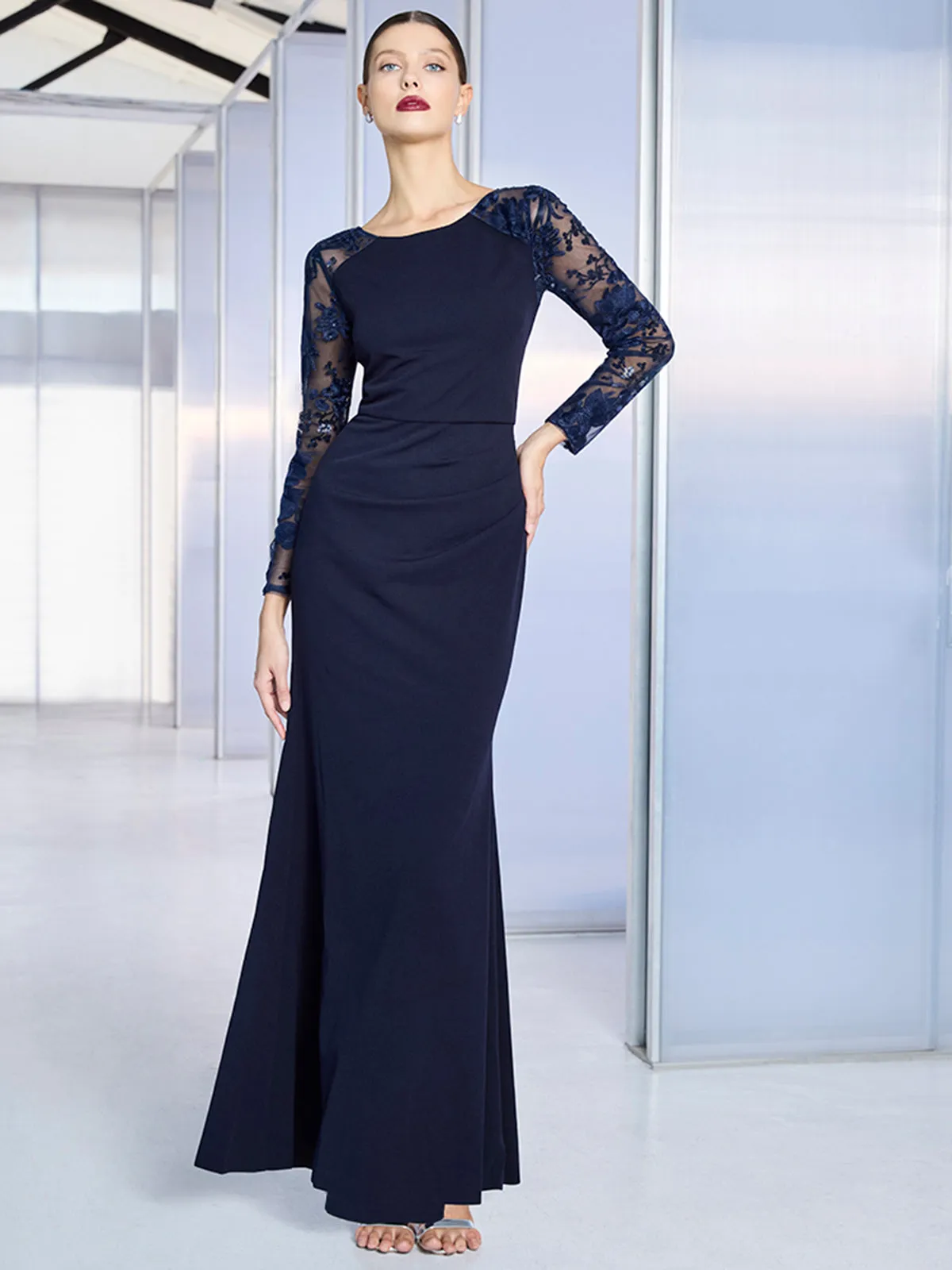 Milan Navy Gown