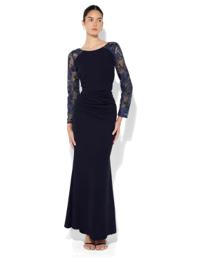 Milan Navy Gown