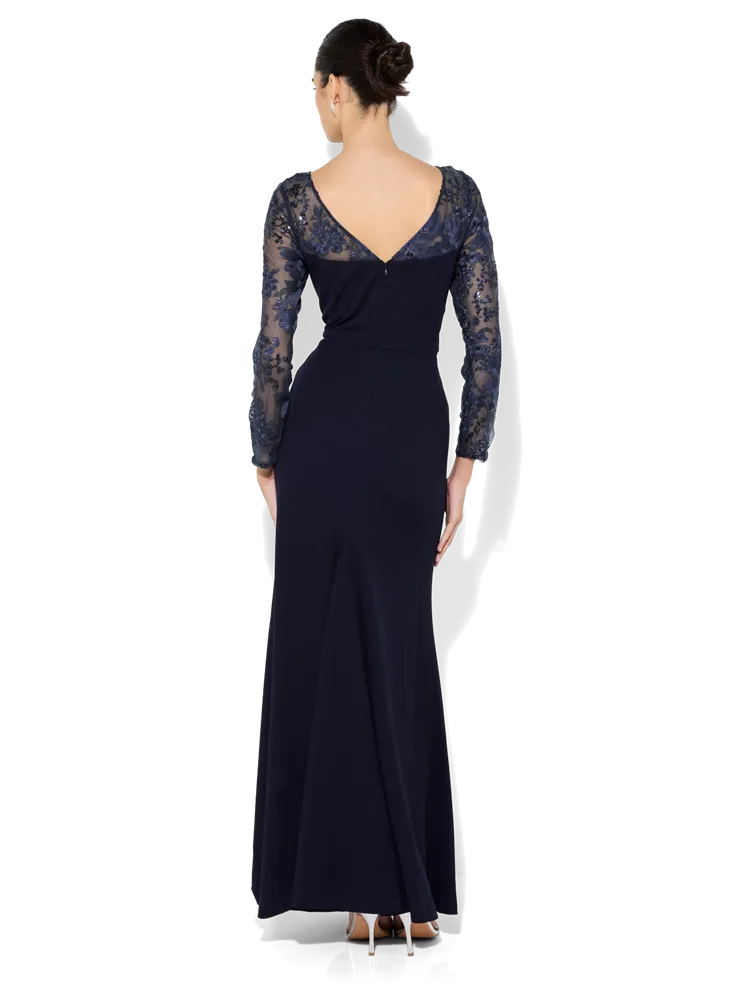 Milan Navy Gown