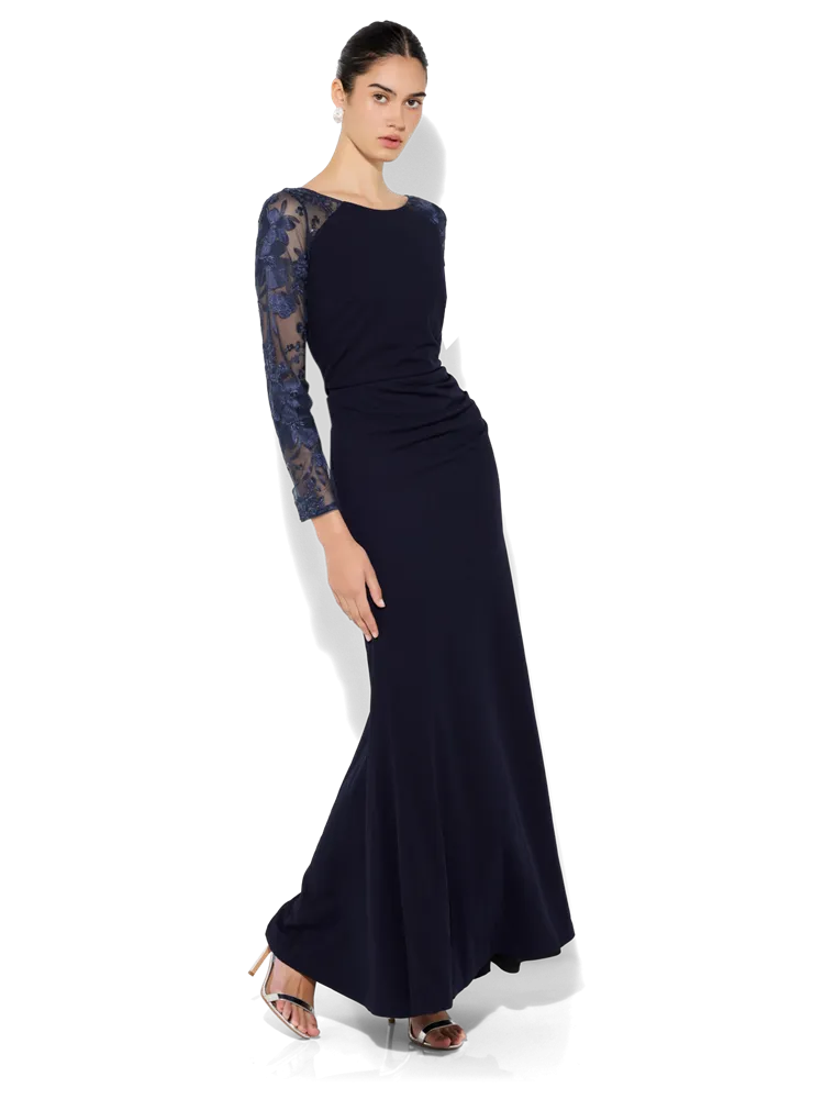 Milan Navy Gown