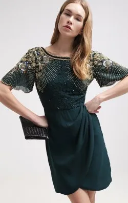 Millie Green Cocktail Dress