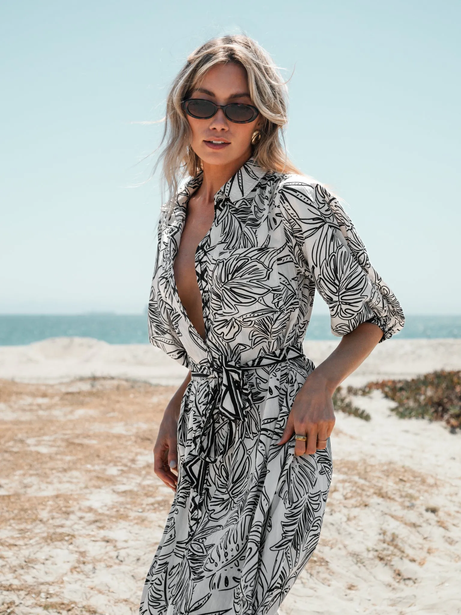 Palm Beach Midi Dress