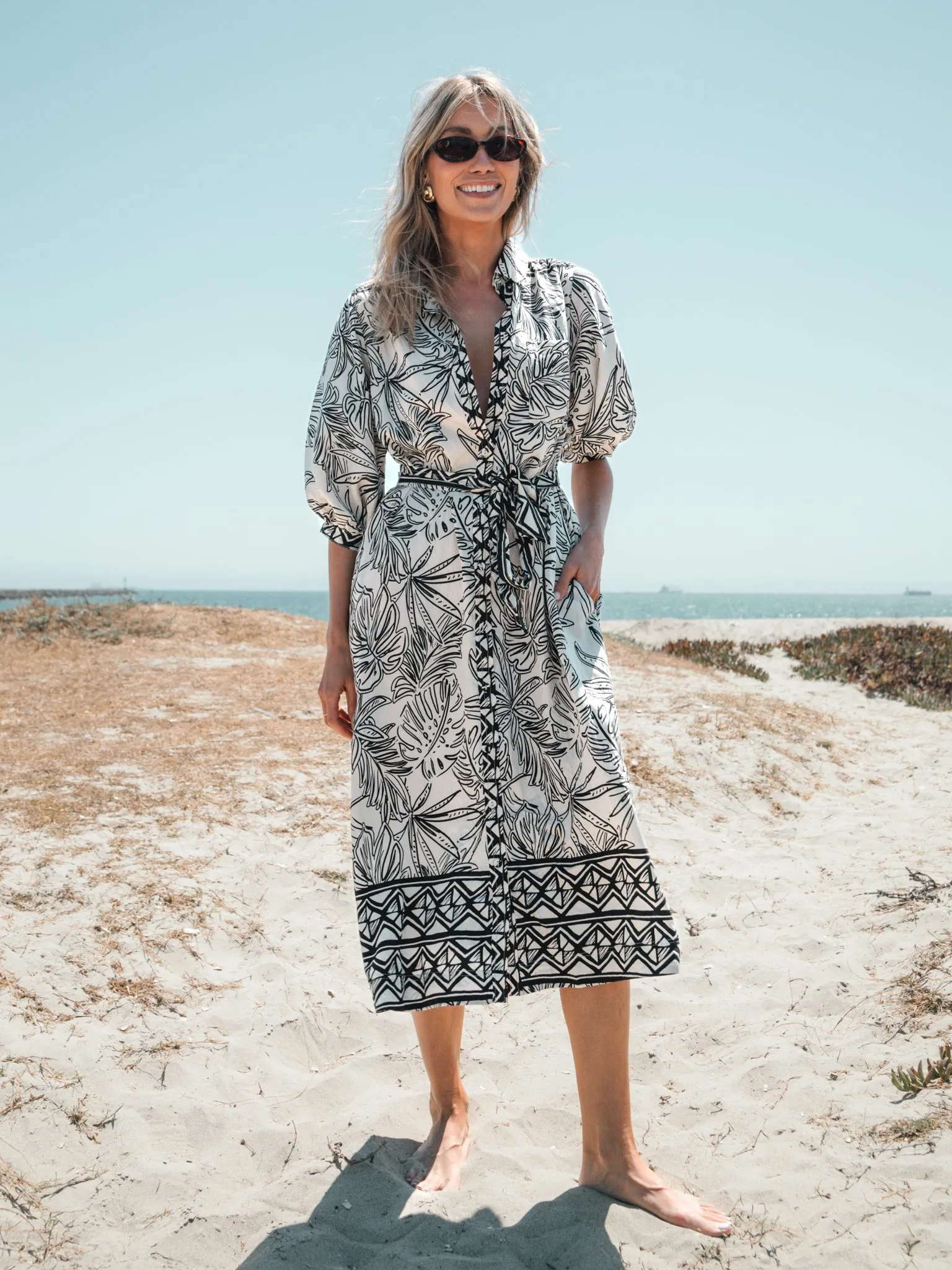 Palm Beach Midi Dress