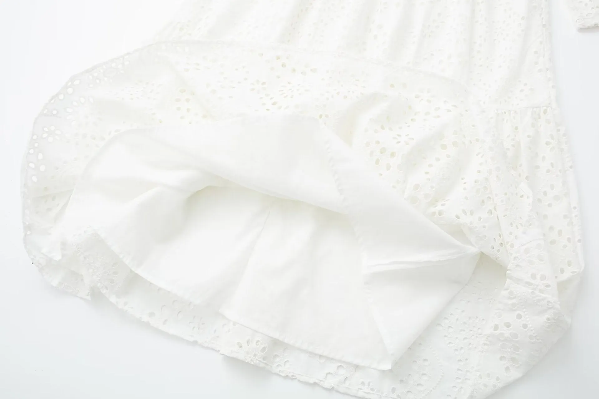 Pre Order:  Eyelet Midi White Dress