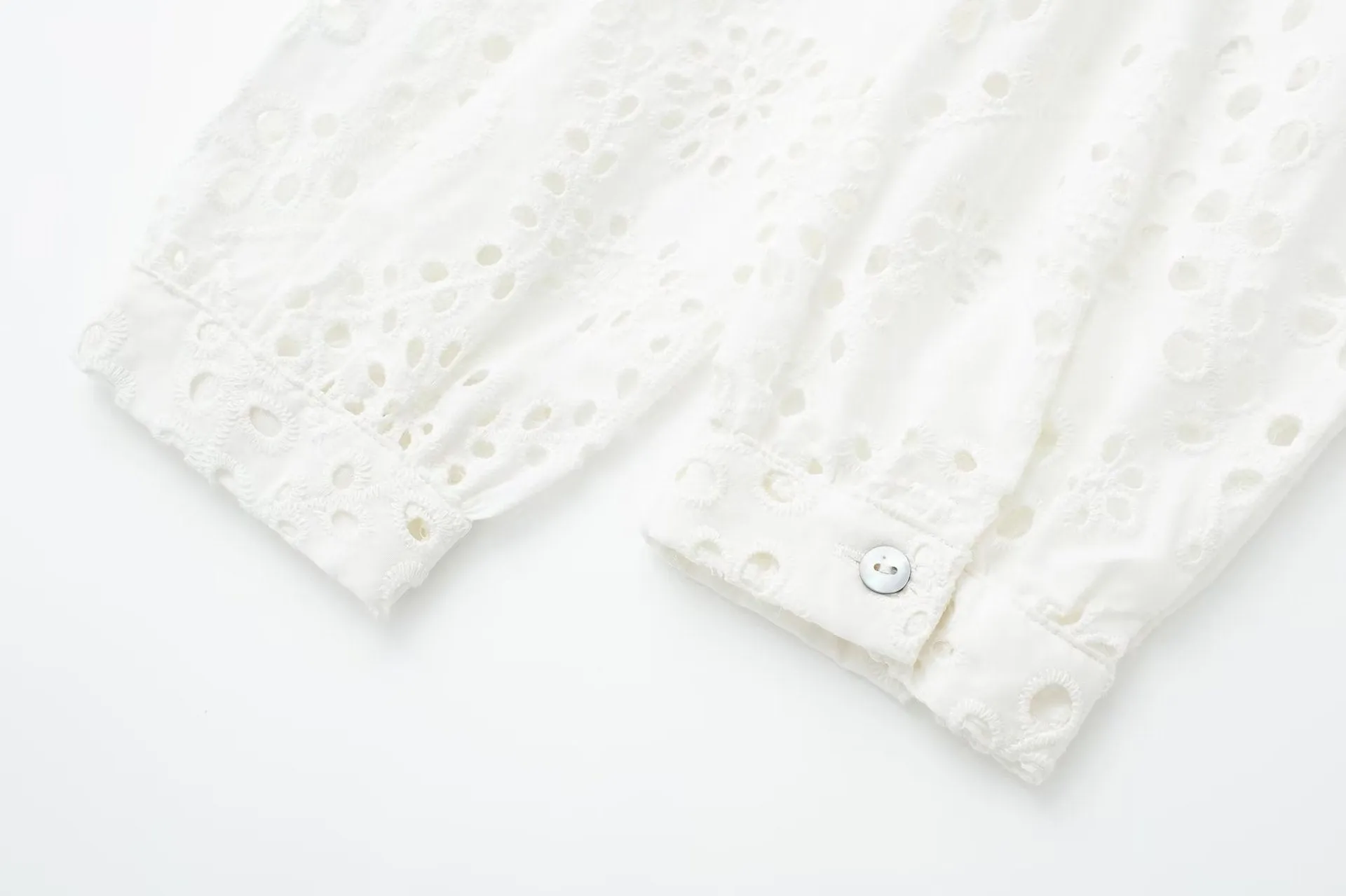 Pre Order:  Eyelet Midi White Dress