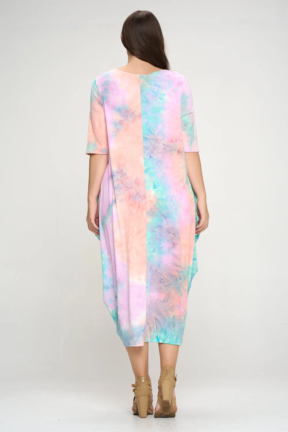 Tie Dye Harem Midi Dress